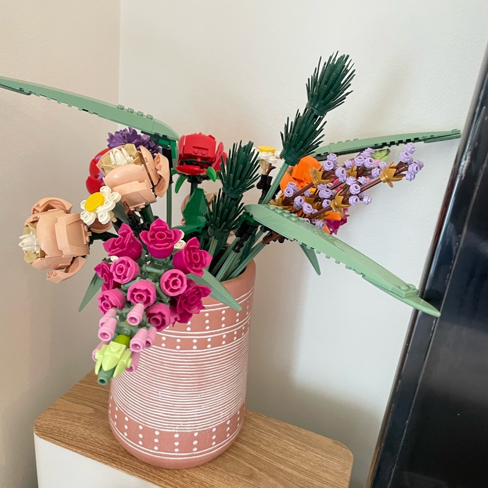Lego Flowers with Vase